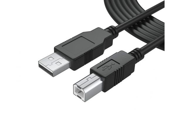 Καλώδιο USB 2.0 σε USB Type B, 1.5m, μαύρο