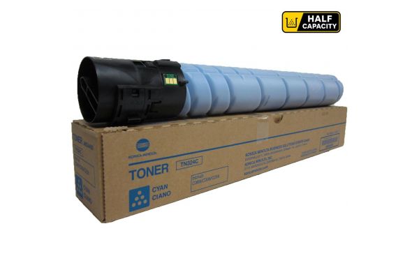 Toner KONICA MINOLTA  Original TN324C - Half Capacity - A8DA45F Pages:13000 Cyan