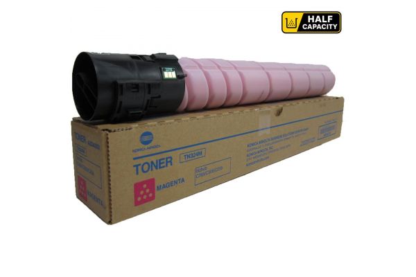Toner KONICA MINOLTA  Original TN324M - Half Capacity - A8DA35G Pages:13000 Magenta