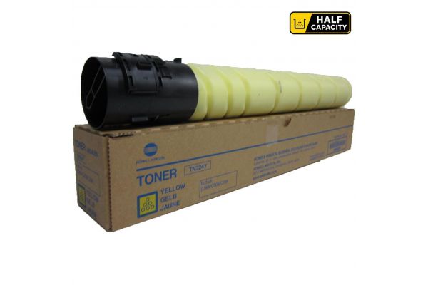 Toner KONICA MINOLTA  Original TN324Y - Half Capacity - A8DA25F Pages:13000 Yellow
