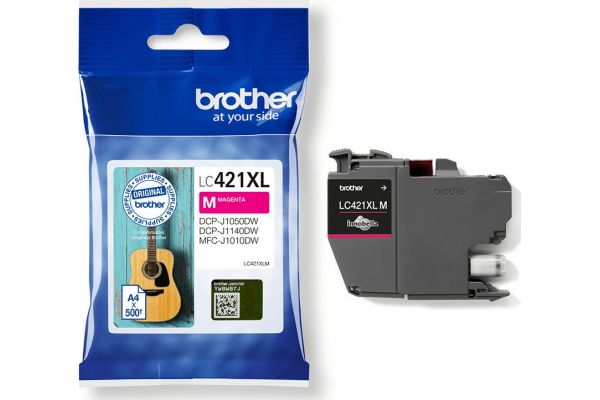 Tinte BROTHER  Original LC421XLM Seitenergiebigkeit:500 Magenta